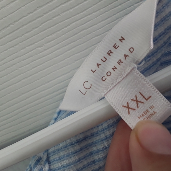 Lauren Conrad Striped Bell Sleeve Top - Picture 5 of 7